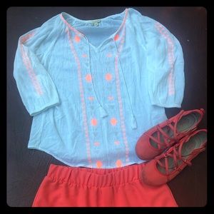 MOVING SALE! Boho beach shirt